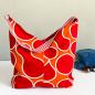 Preview: Strandtasche orange-rot